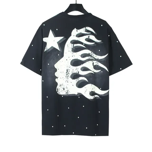 Hellstar Double-Sided Graphic Print Oversized T-Shirt 6