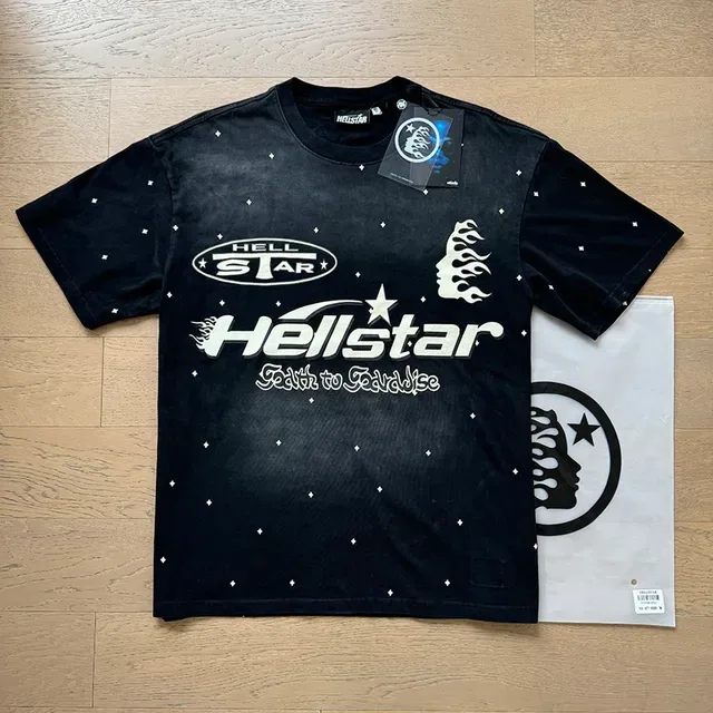 Hellstar Double-Sided Graphic Print Oversized T-Shirt 8