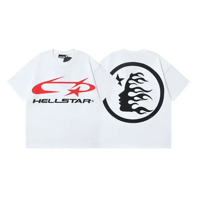 Hellstar 图案印花宽松T恤 4