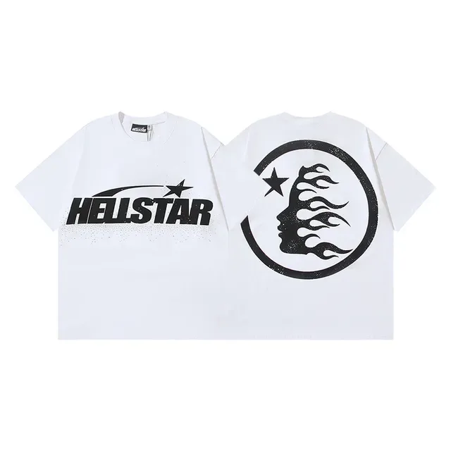 Camiseta oversized Hellstar con estampado gráfico 4