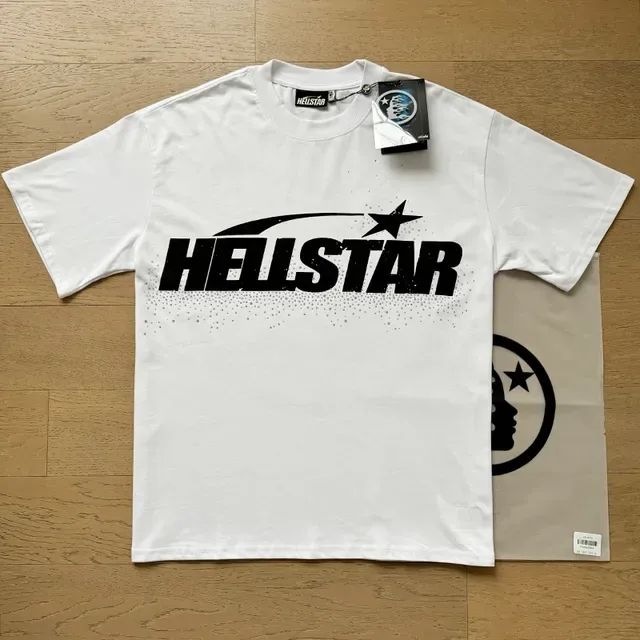 Camiseta oversized Hellstar con estampado gráfico 9
