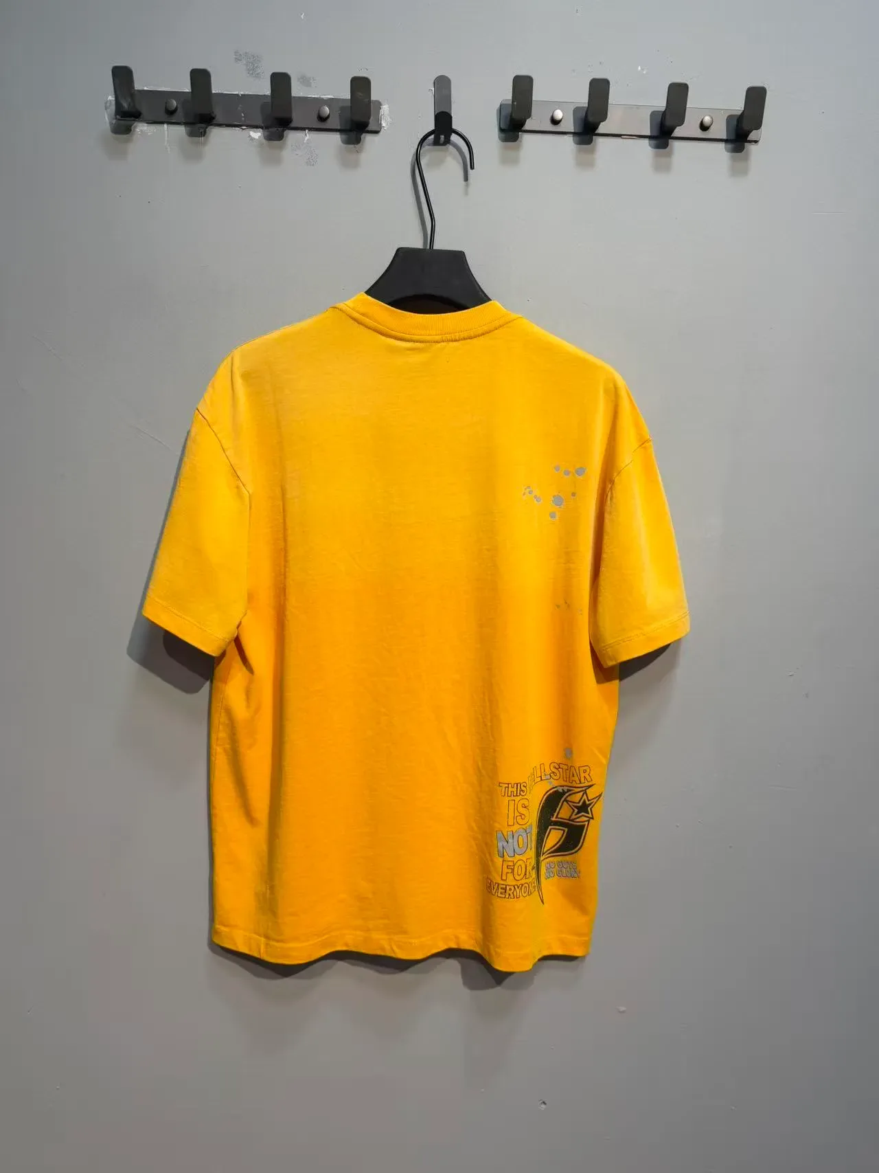 Hellstar Graphic Print Oversized Yellow T-Shirt 6