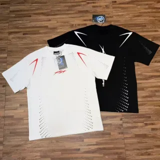Hellstar Graphic Print Perforated Dot T-Shirt