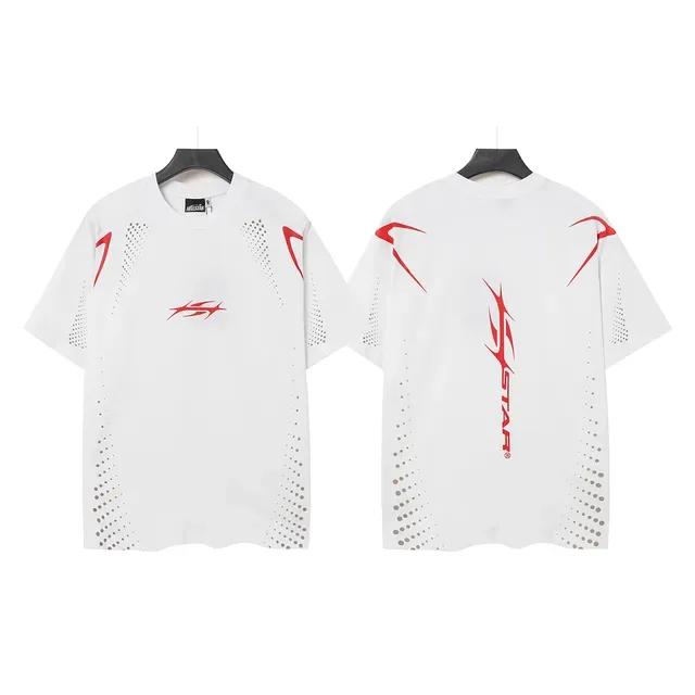 Hellstar Graphic Print Perforated Dot T-Shirt 6