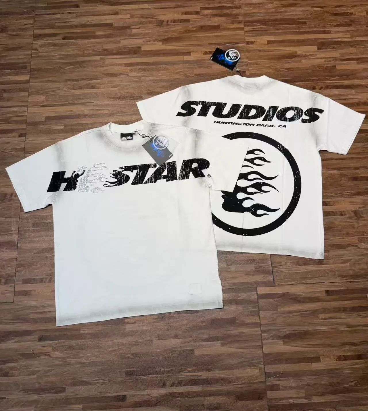Hellstar H*STAR Flame Graphic T-Shirt 8