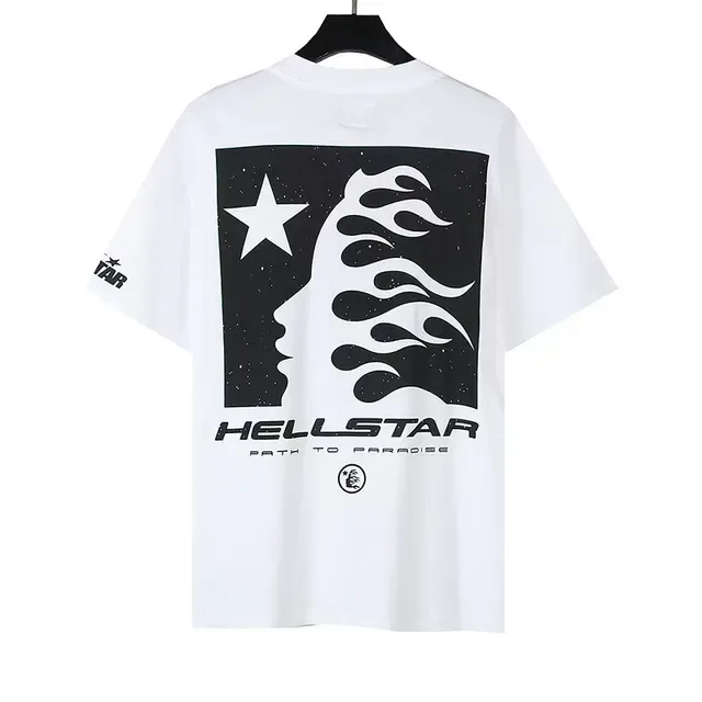 Camiseta branca Hellstar Path to Paradise com estampa gráfica 5