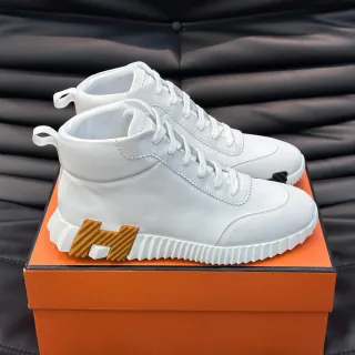 Hermès H-Ride 白棕生活方式运动鞋