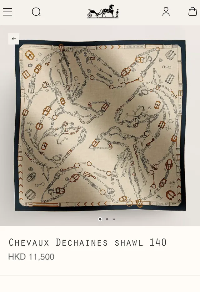 Hermès Les Éléments भूरा नेवी घुड़सवार मोटिफ प्रिंट बॉर्डर रेशम स्कार्फ 2