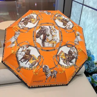Hermès Orange et Noir Imprimé Motif Équestre Sérigraphié Panneau Design Sac