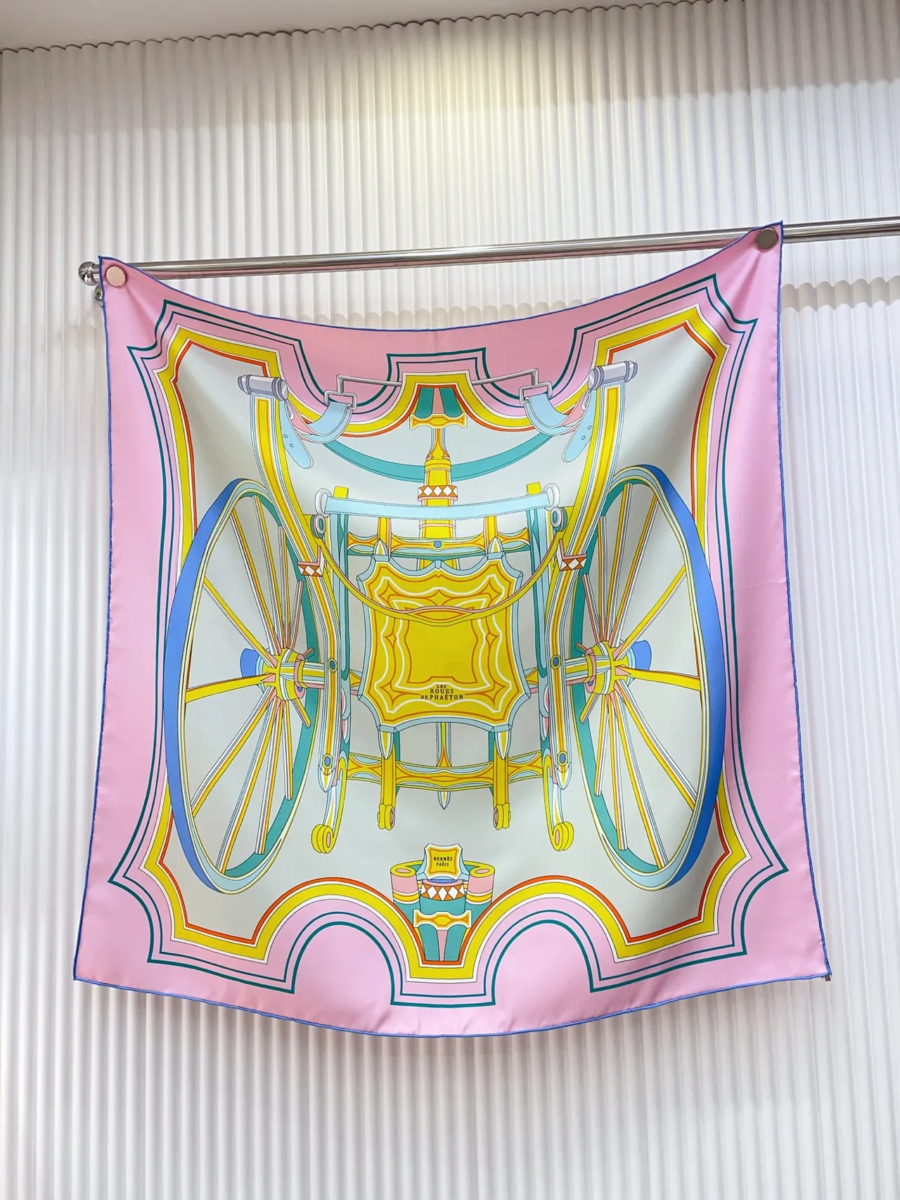 Hermès Phaeton's Wheel 90cm रेशम स्कार्फ 4