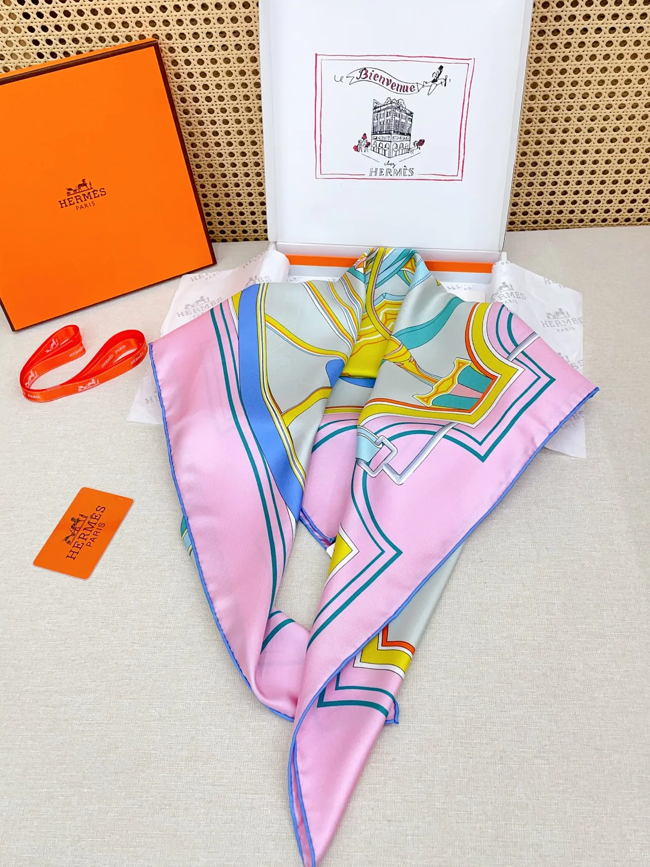 Hermès Phaeton's Wheel 90cm रेशम स्कार्फ 5