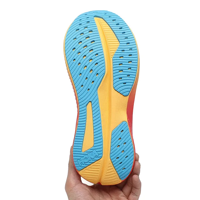 Hoka Mach 6 Jaune Orange Rouge Bleu Chaussures de course 4