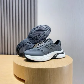 Hugo Boss Gris Blanc Semelle intermédiaire Matière maille et synthétique Chaussures Chunky