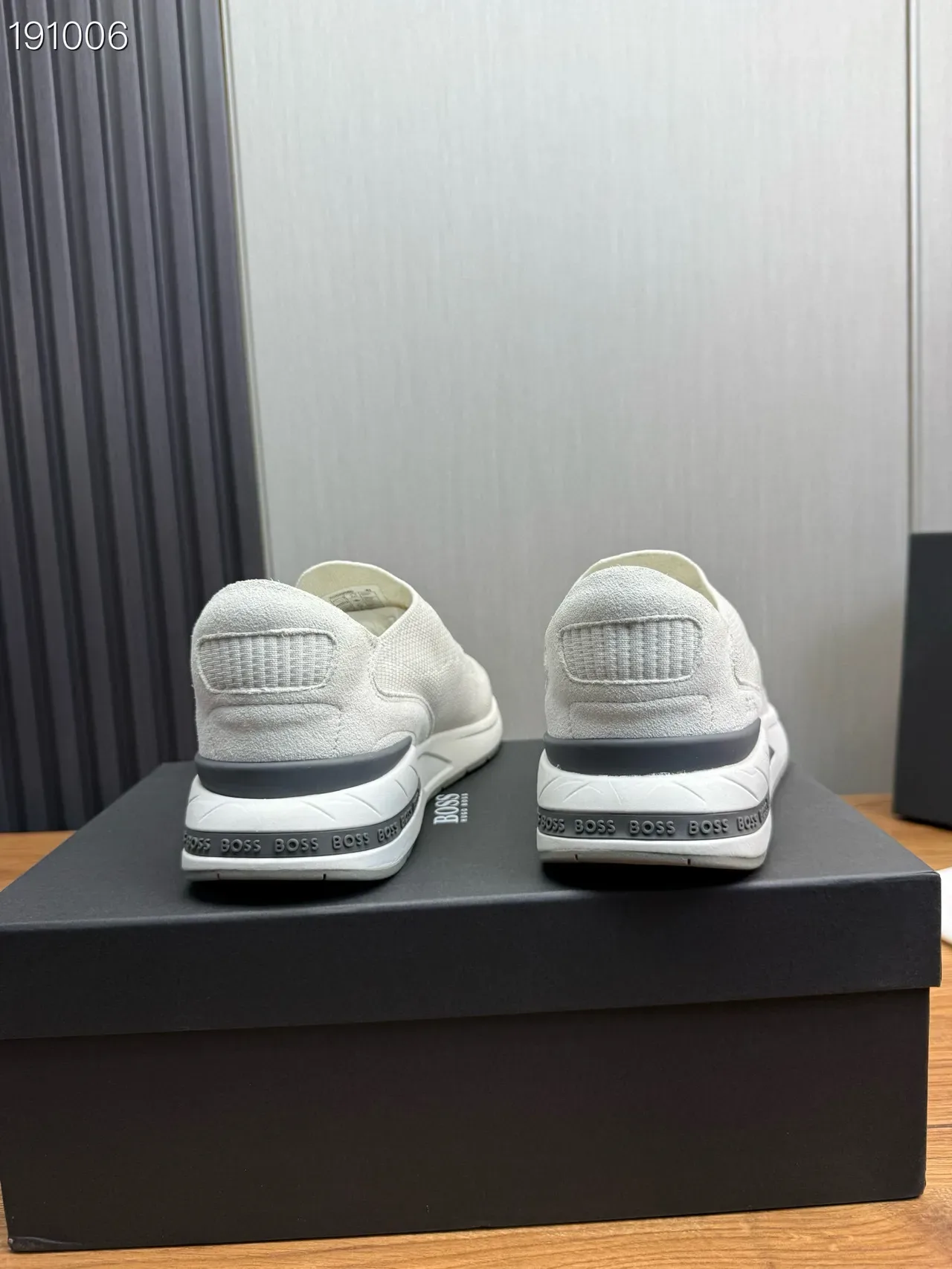 Hugo Boss Knit Ribbed Lifestyle Sneakers 2