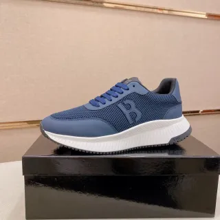 Hugo Boss नेवी मेश और सिंथेटिक स्नीकर