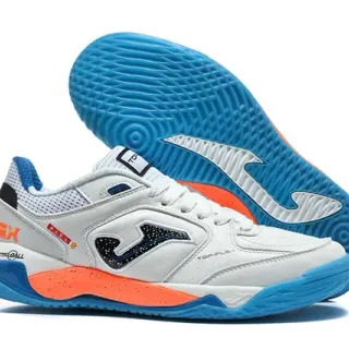 Joma Lex White Blue Low-Top Mesh-and-Synthetic Upper Sneakers