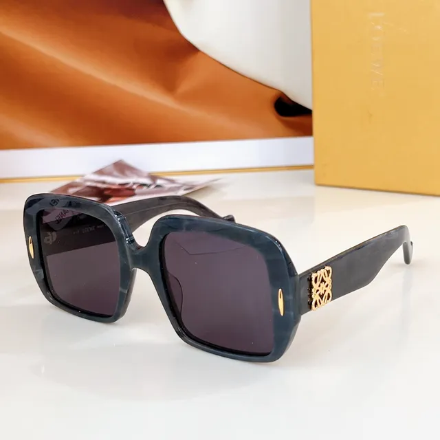 Loewe Anagram 超大方黑玳瑁太阳镜 5