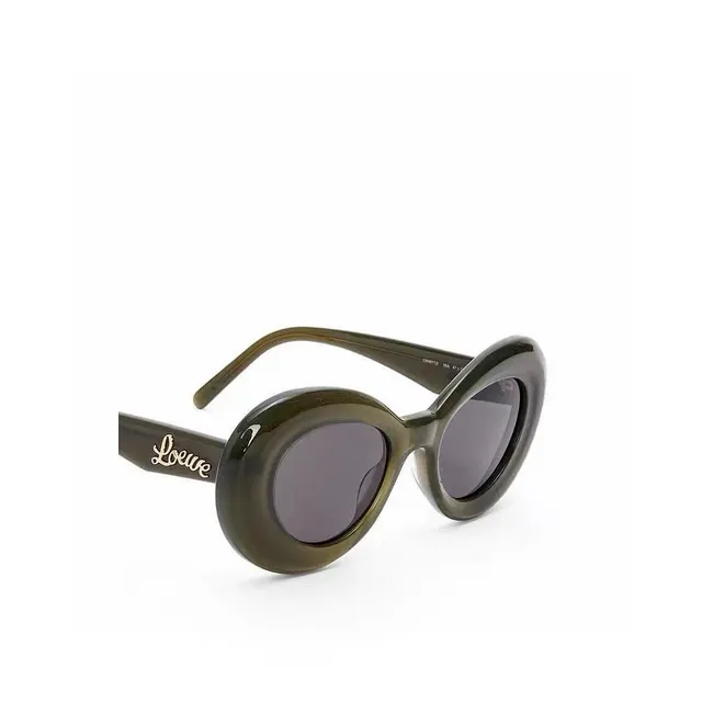 Loewe Oval Acetate Amber Gradient Sunglasses 2