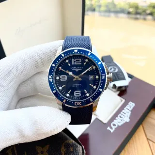 Longines Hydroconquest Blue Ceramic Bezel Mechanical Watch