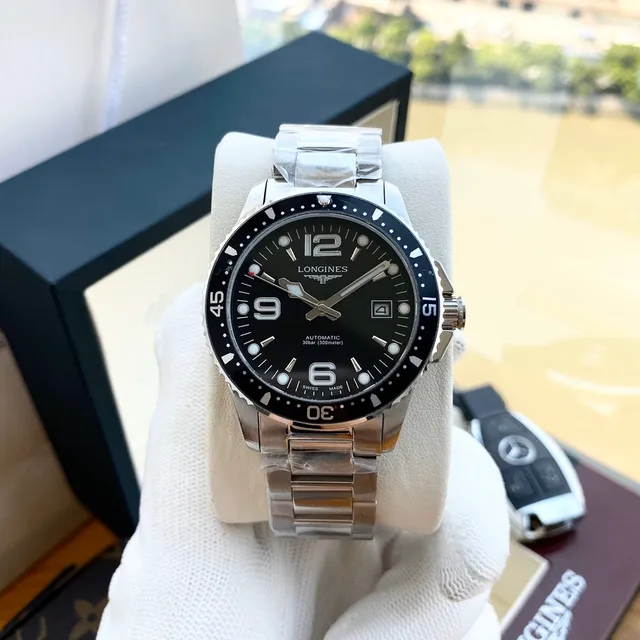 Longines Hydroconquest Blue Dial Stainless Steel Mechanical Watch 9