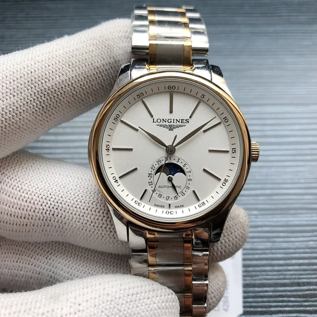 Longines Master Collection Moonphase White Dial Mechanical Watch 7