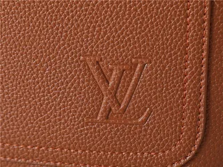 Louis Vuitton Black Brown Structured Leather Flap-Top Closure Backpack 15