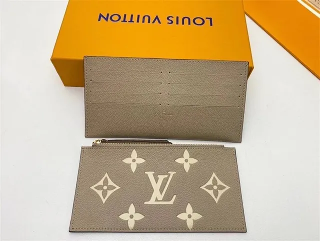 Louis Vuitton حقيبة سلسلة سوداء ذهبية غلاف ظرف مطبوعة مونوغرام 14