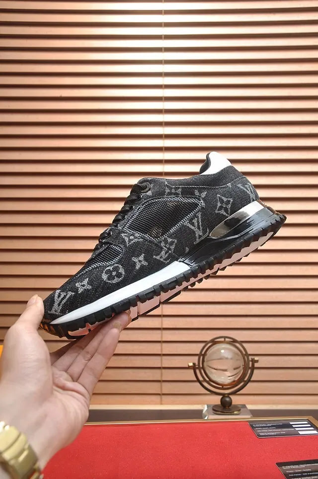 Louis Vuitton 黑白 印花 网面鞋面 透明鞋跟支架 生活方式运动鞋 5