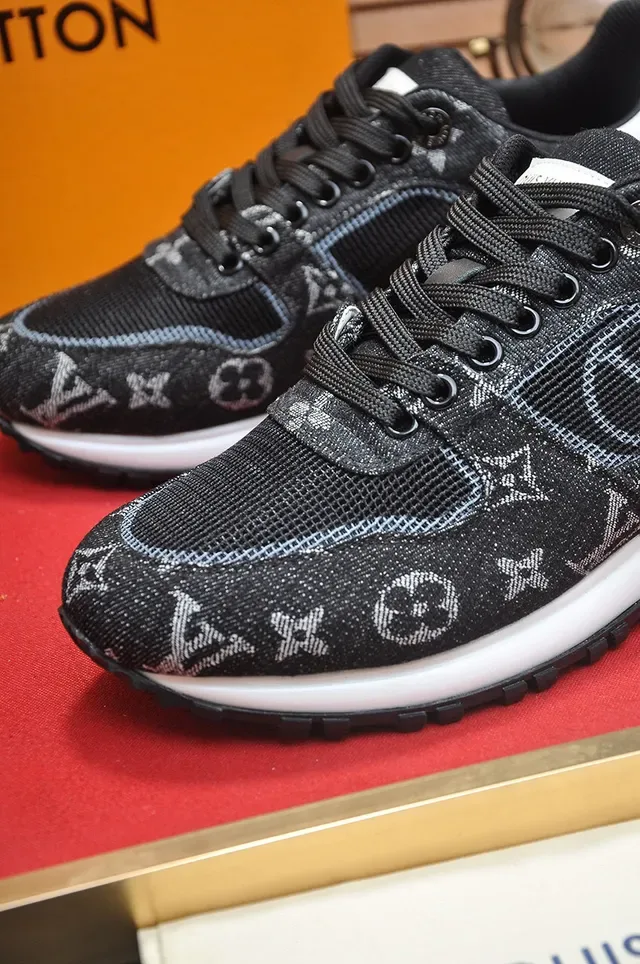 Louis Vuitton 黑白 印花 网面鞋面 透明鞋跟支架 生活方式运动鞋 8