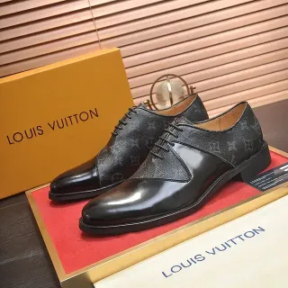 Louis Vuitton कैप टू मोनोग्राम काला ऑक्सफोर्ड जूते