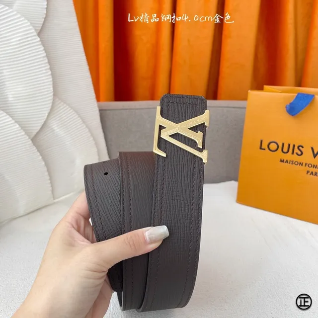 Louis Vuitton Initiales काला चांदी टेक्स्चर्ड लेदर बेल्ट 8