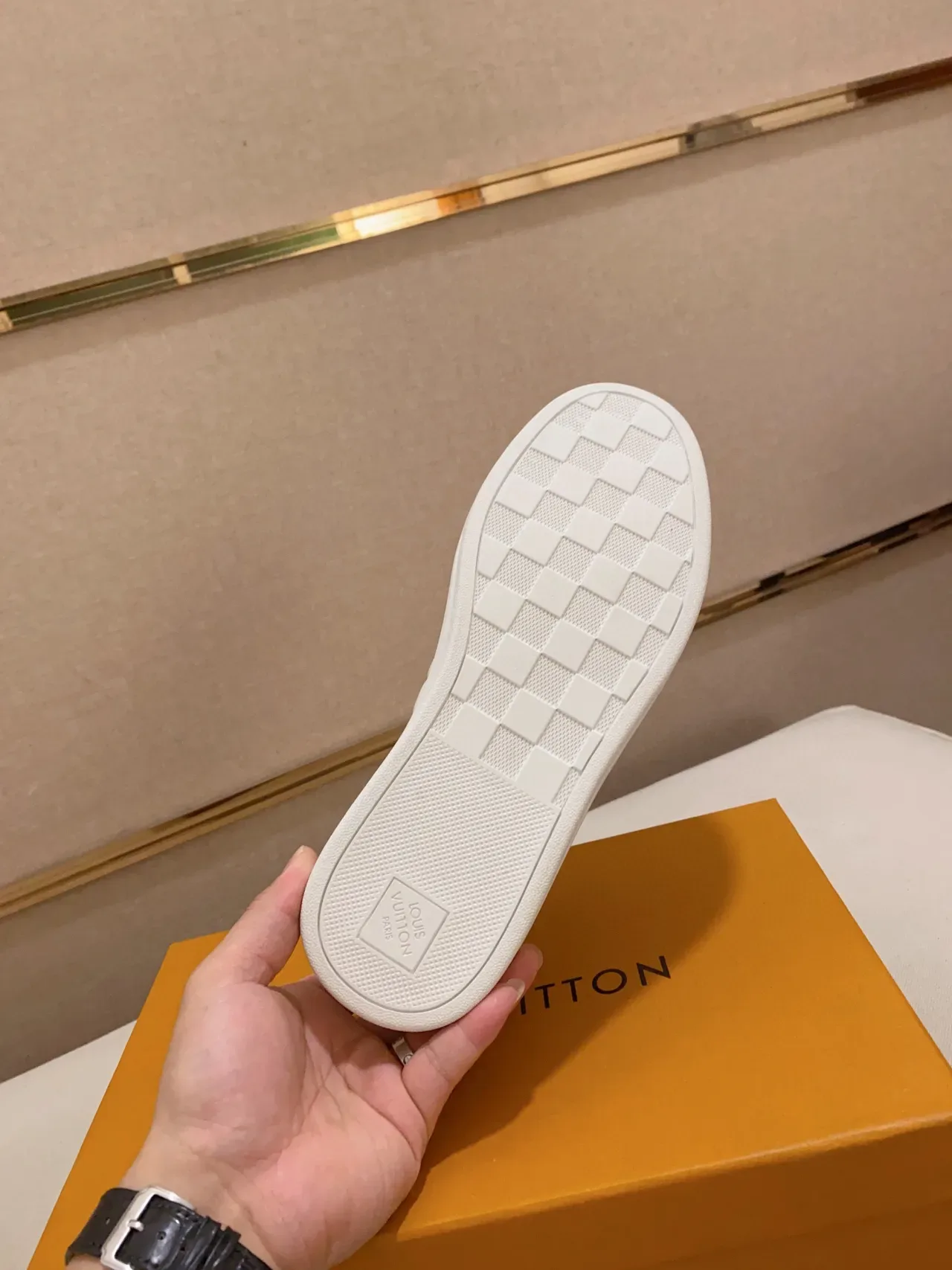 Louis Vuitton LV Trainer White Black Quilted Monogram Canvas Low-Top Lifestyle Sneakers 3