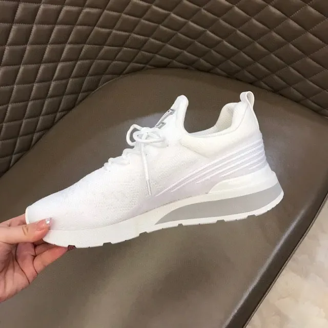 路易威登 LV Trainer 白灰色 针织鞋面 雕塑中底 生活方式运动鞋 2