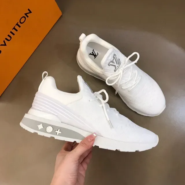 路易威登 LV Trainer 白灰色 针织鞋面 雕塑中底 生活方式运动鞋 6