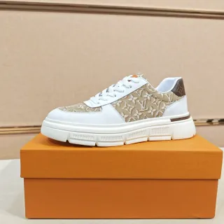 Louis Vuitton Monogram Canvas White Chunky Sneaker
