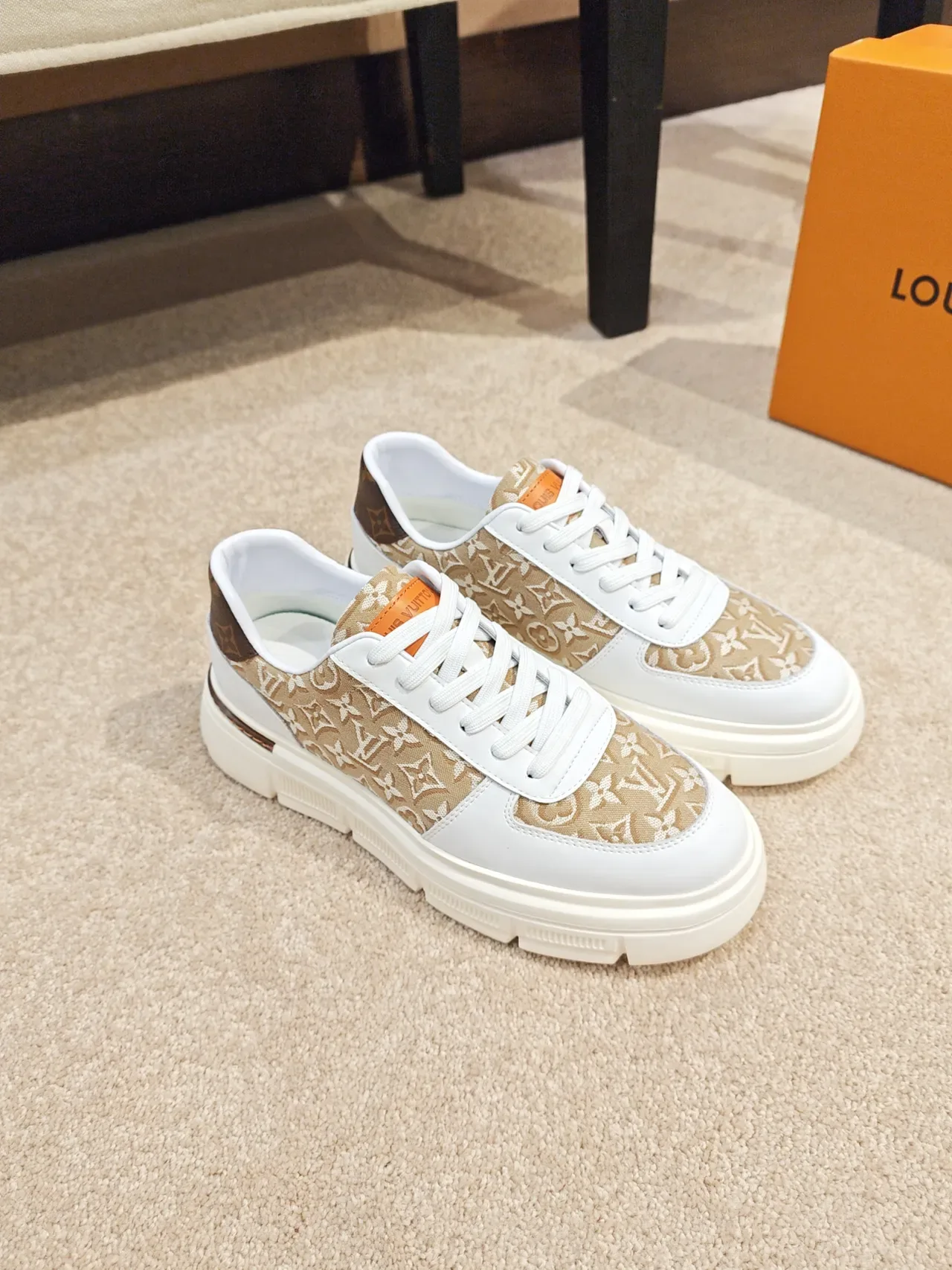 Louis Vuitton Monogram Canvas White Chunky Sneaker 4