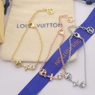 Louis Vuitton Monogram زهرة كريستال سلسلة أساور