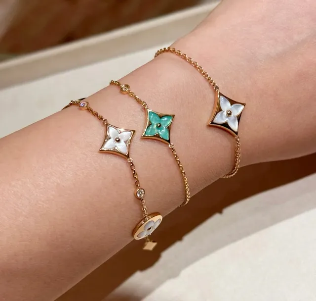 Bracelete Louis Vuitton Monogram Flor Esmaltada 6