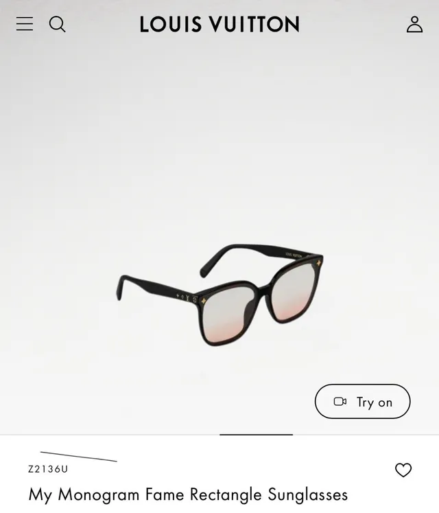 Louis Vuitton My Monogram Fame Rectangle Sunglasses 5