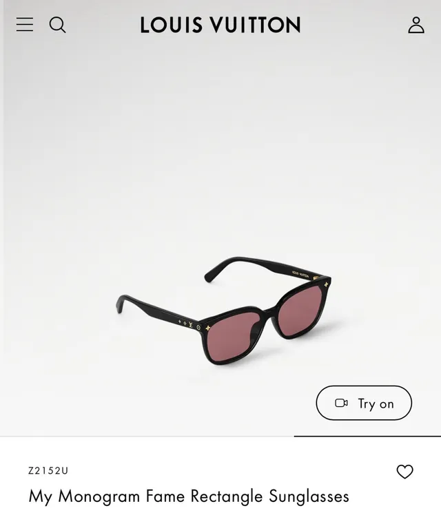 Louis Vuitton My Monogram Fame Rectangle Sunglasses 9