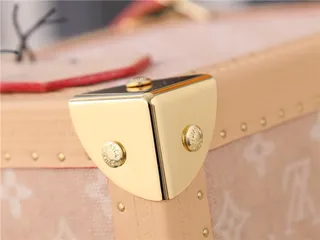 लुई विटटन पेटाइट मॅले गुलाबी मोनोग्राम ट्रंक-स्टाइल टोट बैग 5