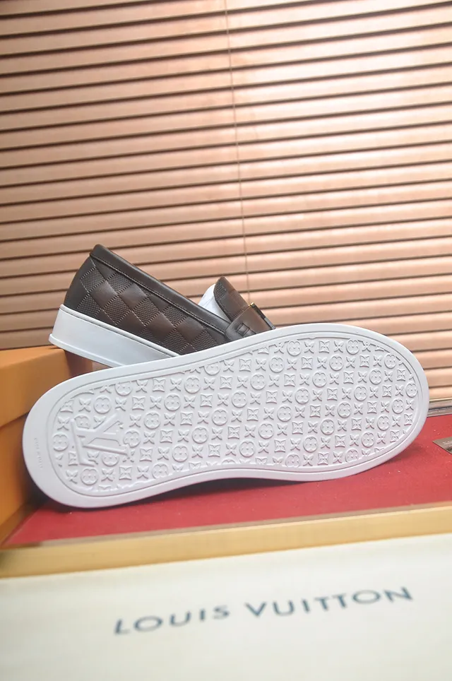 Louis Vuitton Run Away Brown Quilted Leather Loafers 3