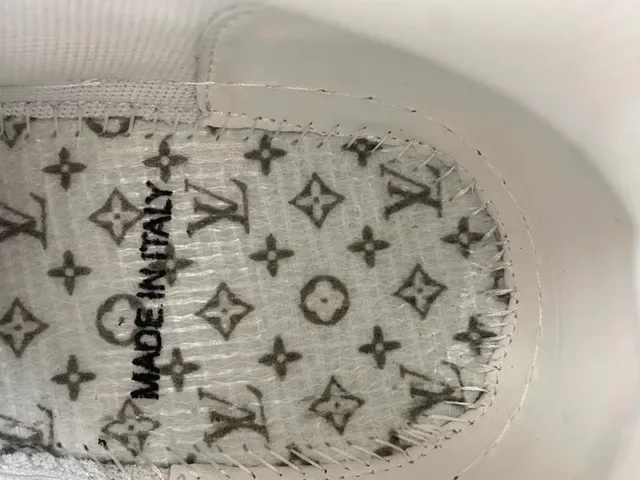 Louis Vuitton Prata Marrom Metálico Couro Rachado Superior Layered Sola Branco/preto/goma Sneakers Lifestyle 8