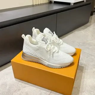Louis Vuitton Zapatillas Lifestyle Blanco Plata Upper de Tejido Midsole Esculpido