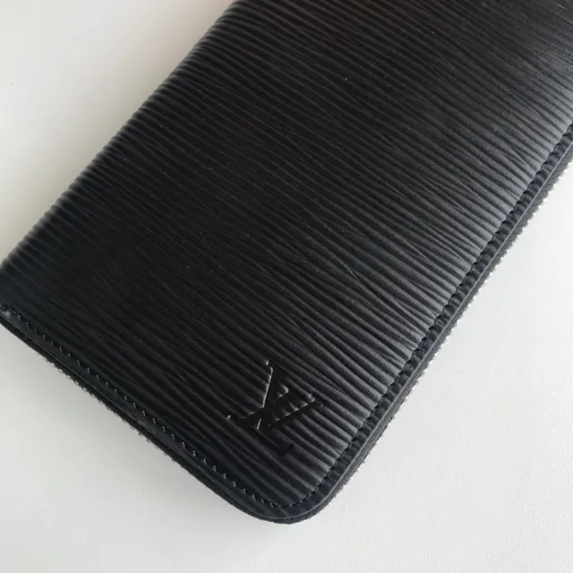 Louis Vuitton Zippy Wallet Black Epi Leather Long Wallet 7