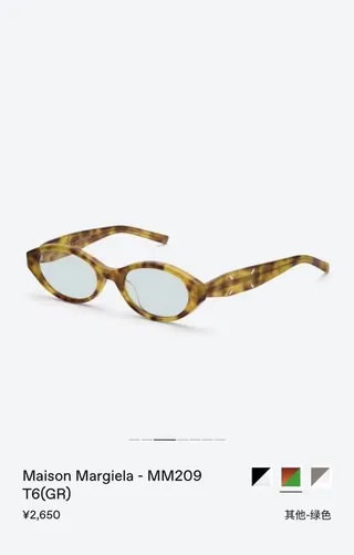 Maison Margiela MM209 半透明灰色光学眼镜 8