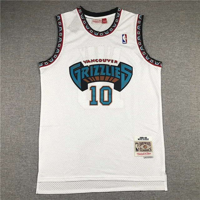 Mitchell & Ness Hardwood Classics Vancouver Grizzlies Mike Bibby 白色网眼球衣 2