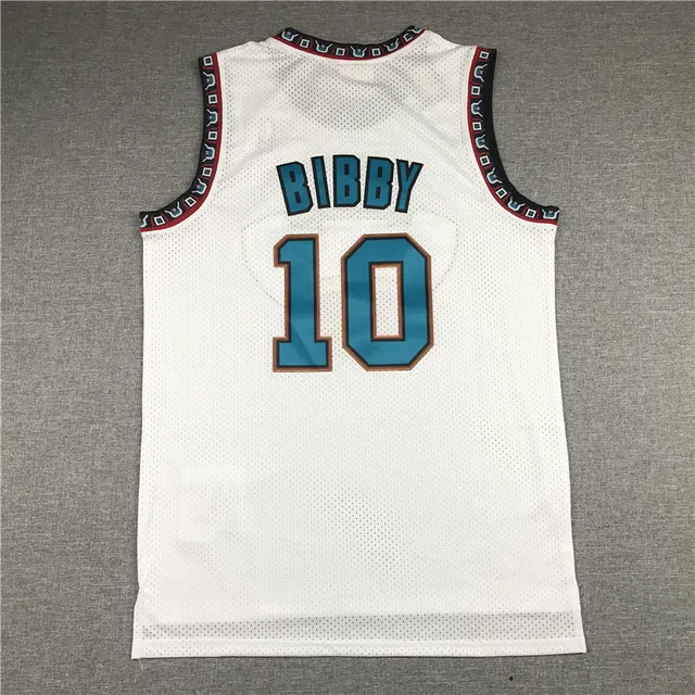 Mitchell & Ness Hardwood Classics Vancouver Grizzlies Mike Bibby 白色网眼球衣 3