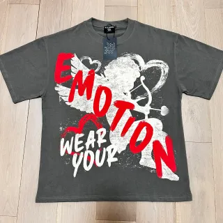 Miu Miu Graphic Print Charcoal Gray T-Shirt