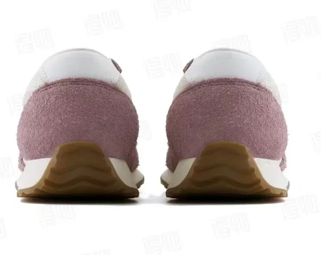 New Balance 327 حذاء أسلوب حياة من السويد والميش بلون وردي غباري 3